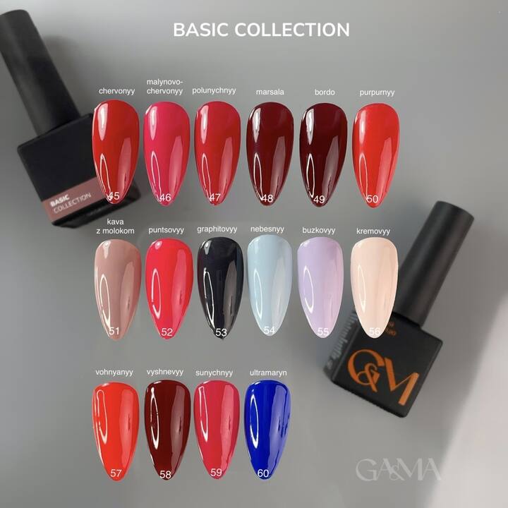 GA&MA. Gel polish #55 LILAC, 10 ml, lakier hybrydowy, liliowy #3