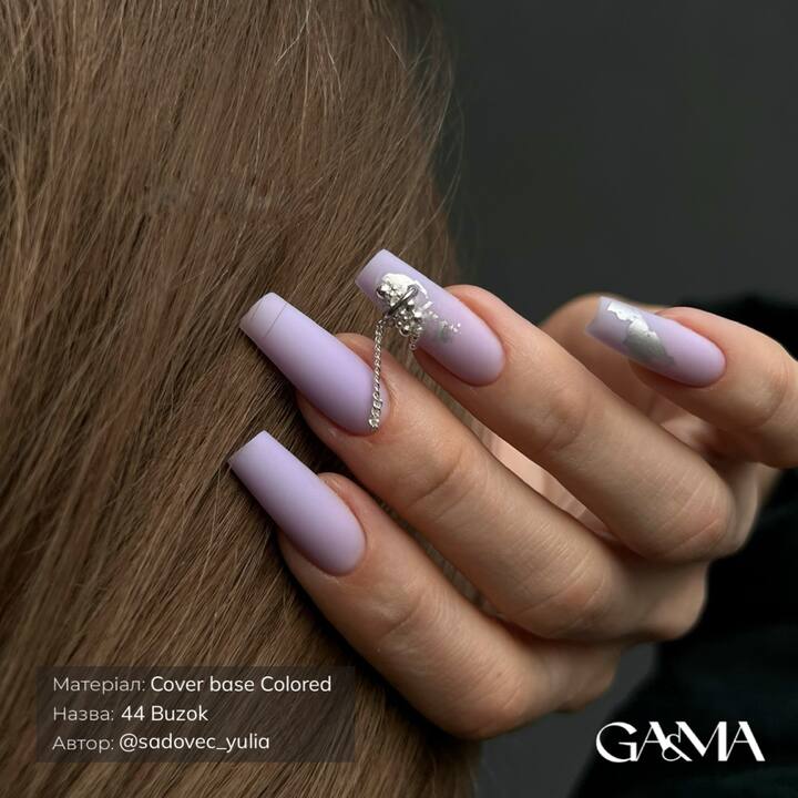 GA&MA. Colored base #44, Lilac, 15 ml, base colorée, Lilas #2
