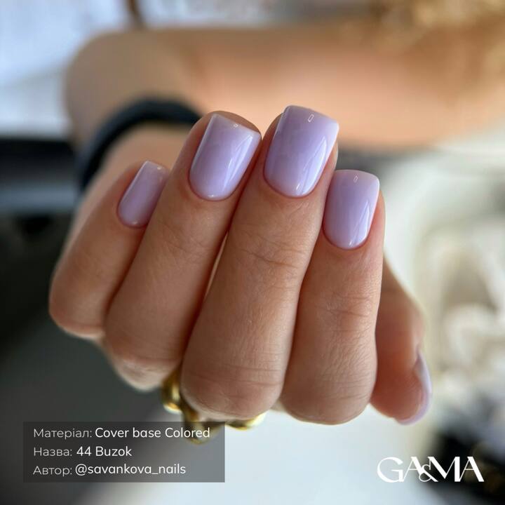 GA&MA. Colored base #44, Lilac, 15 ml, base colorée, Lilas #3