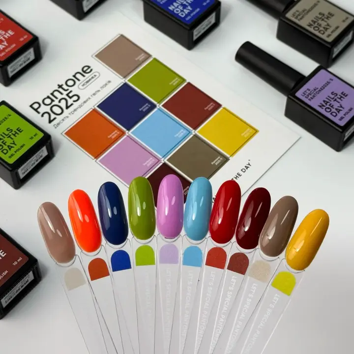 NOTD. "Let's Special" Gel Polish, Pantone 2025/10, 10 ml, сонячний жовтий гель–лак #3