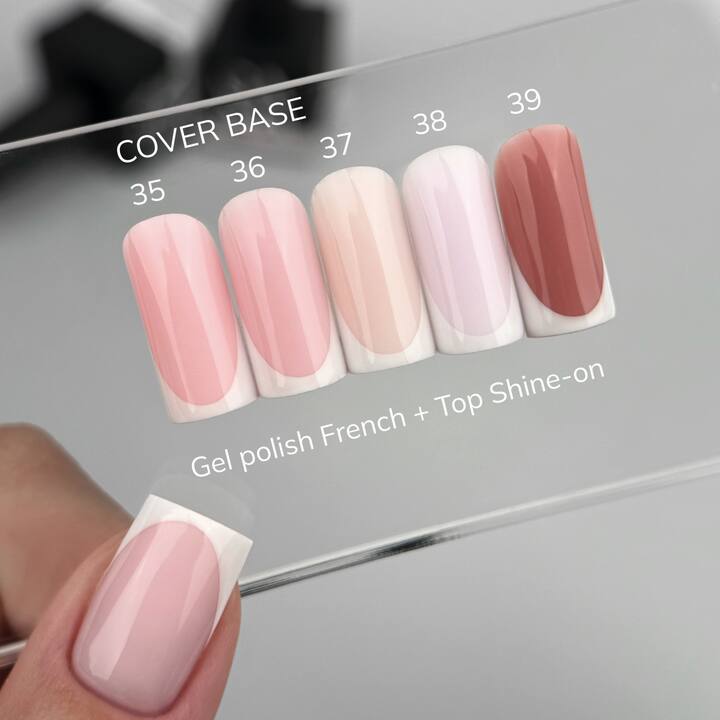GA&MA. Gel polish "FRENCH", white, 10 ml, гель-лак, щільний білий для френчу #3