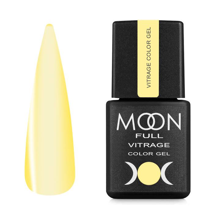 MOON FULL. Vitrage Gel Polish, #08, 8 ml. Vitrage-Gel Polish, gelb #1