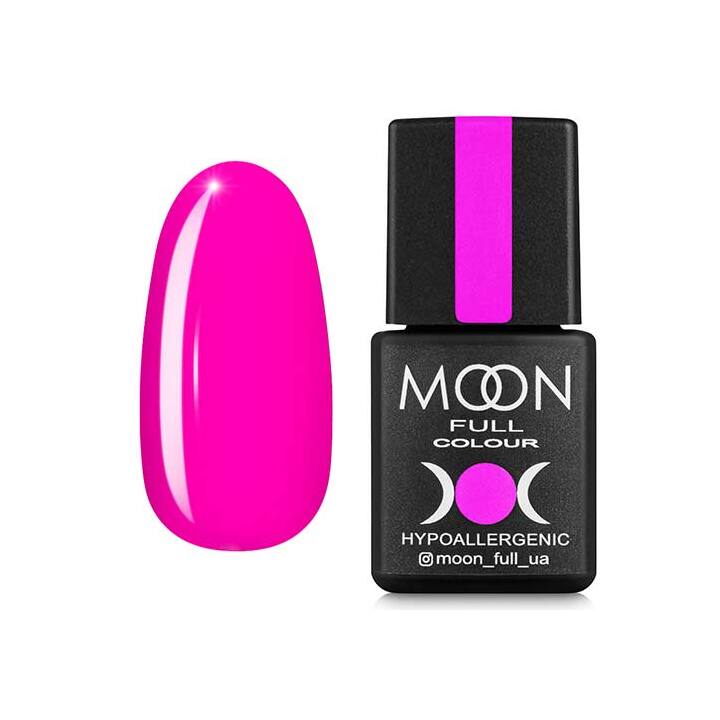 MOON FULL. Gel Polish, #121, 8 ml. Gel polish rosa acceso intenso #1