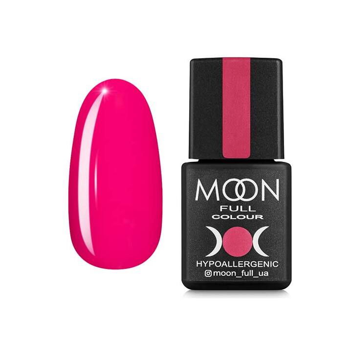 MOON FULL. Gel Polish, #122, 8 ml. Gel polish rosa acceso con riflessi lampone #1