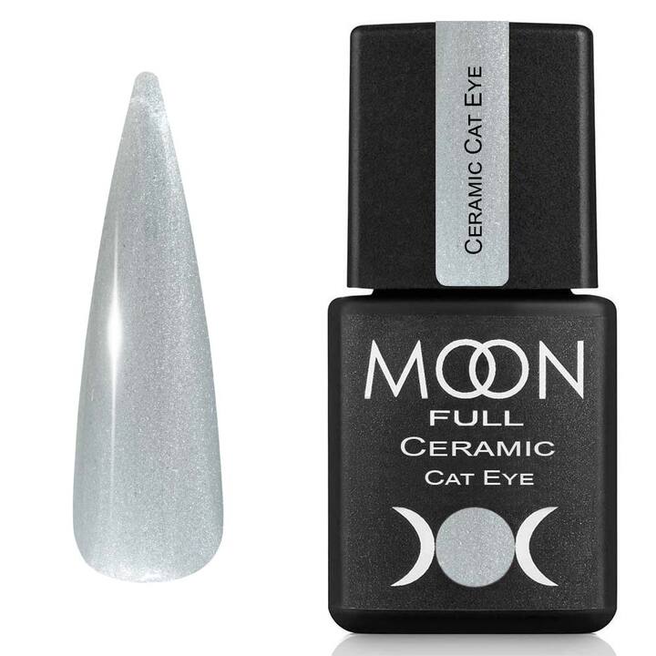 MOON FULL. Ceramic "Cat eye" Gel Polish, #SC 532, 8 ml. Gel Polish "Katzenauge", Eiskristall #1