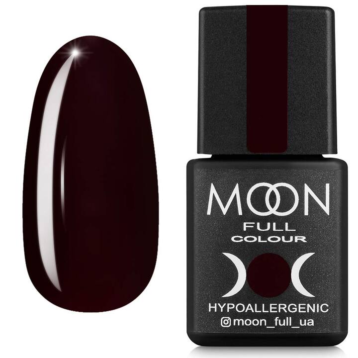 MOON FULL. Gel Polish, Winter #672, 8 ml. Gel Polish, czekoladowo-wiśniowy #1