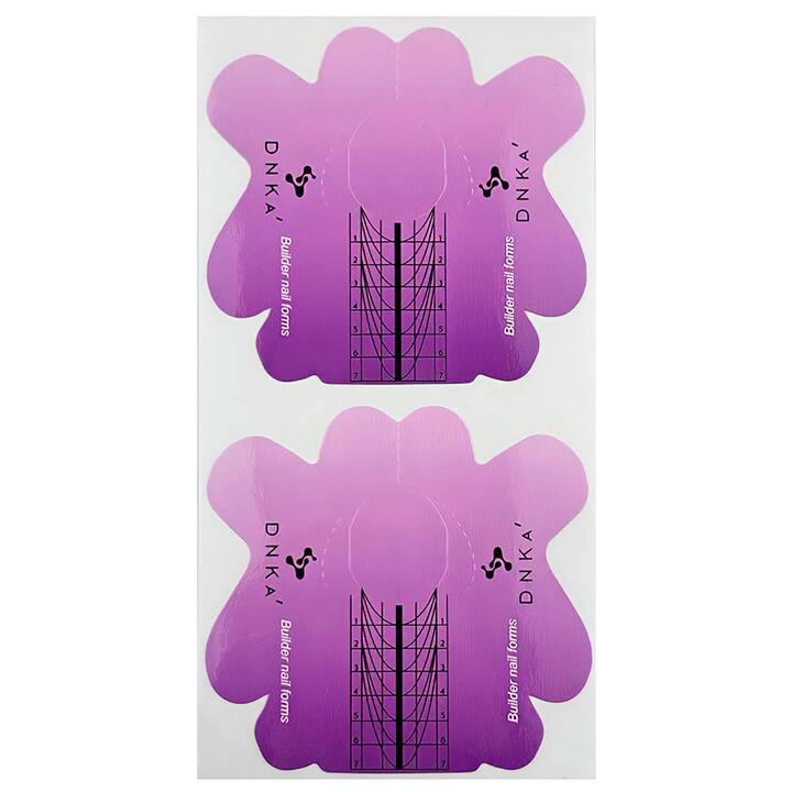 DNKa’. Paper Builder nail forms, SHORT, 100 pcs, Паперові нижні форми, 100 шт, для коротких нігтів #2