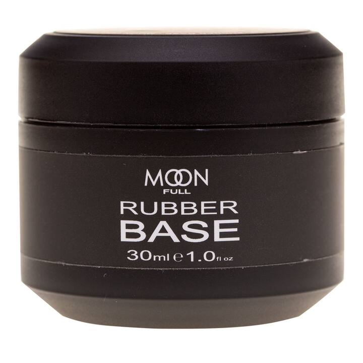 MOON FULL. Rubber base, clear, 30 ml. Base de borracha transparente #1