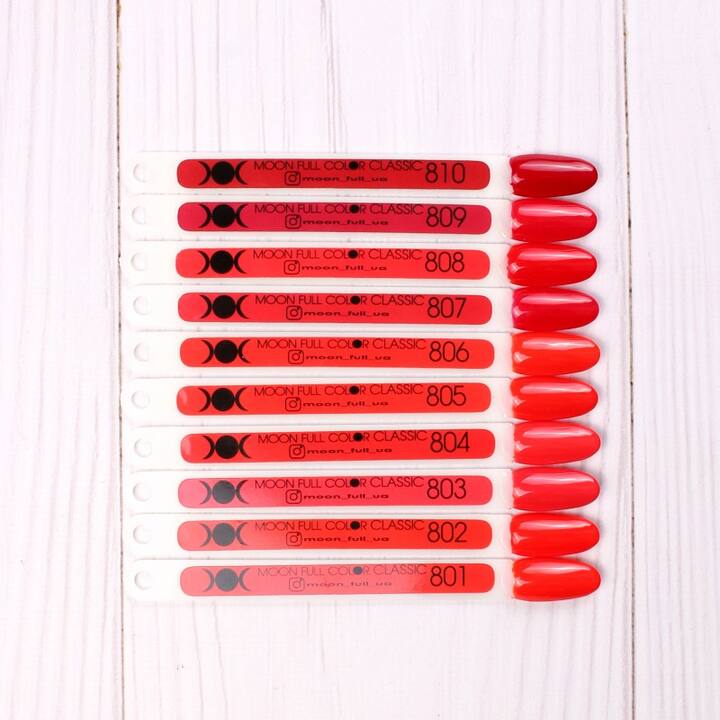 MOON FULL. Gel Polish, Ferrari #801, 8 ml. Gel Polish, rot #2