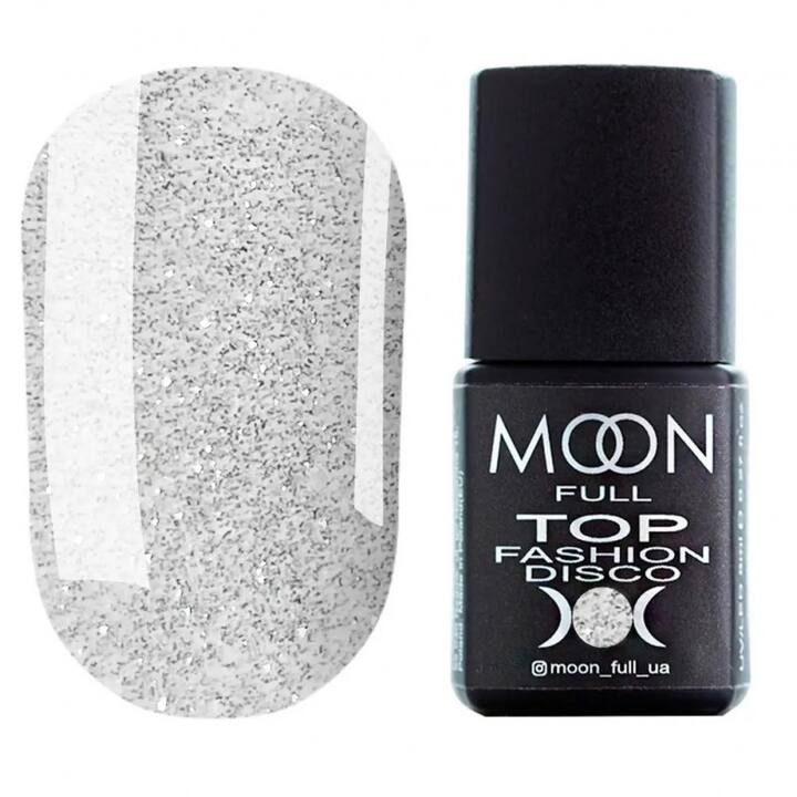 MOON FULL. Reflective Top coat, Fashion DIsco, 8 ml. Reflektierender Top Coat #1