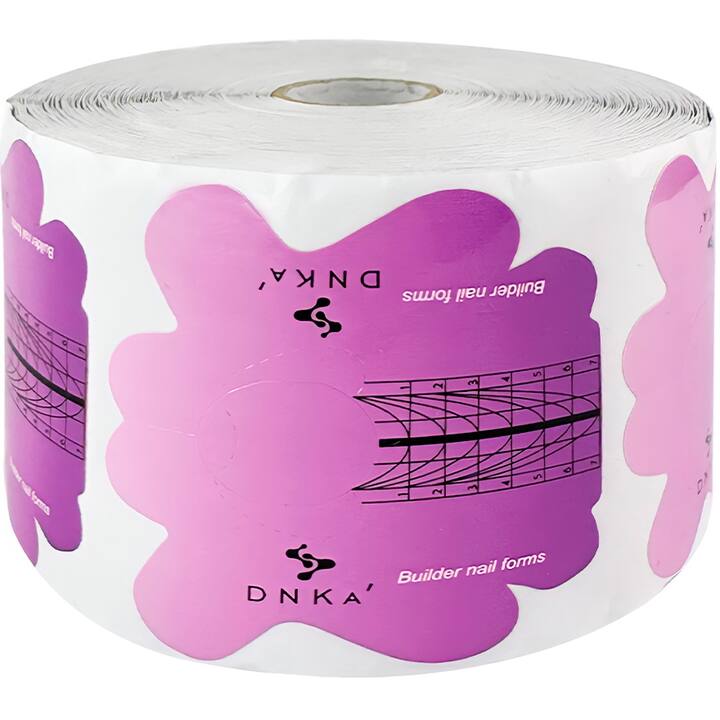 DNKa’. Paper Builder nail forms, Short, 500 pcs, Паперові нижні форми, короткі, 500 шт #1