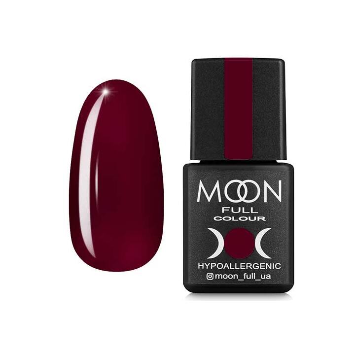 MOON FULL. Gel Polish, #142, 8 ml. Gel polish, burgund #1