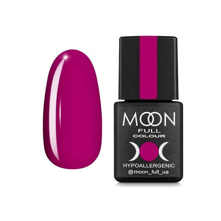 MOON FULL. Gel Polish, #166, 8 ml. Esmalte en gel, rosa intenso #1