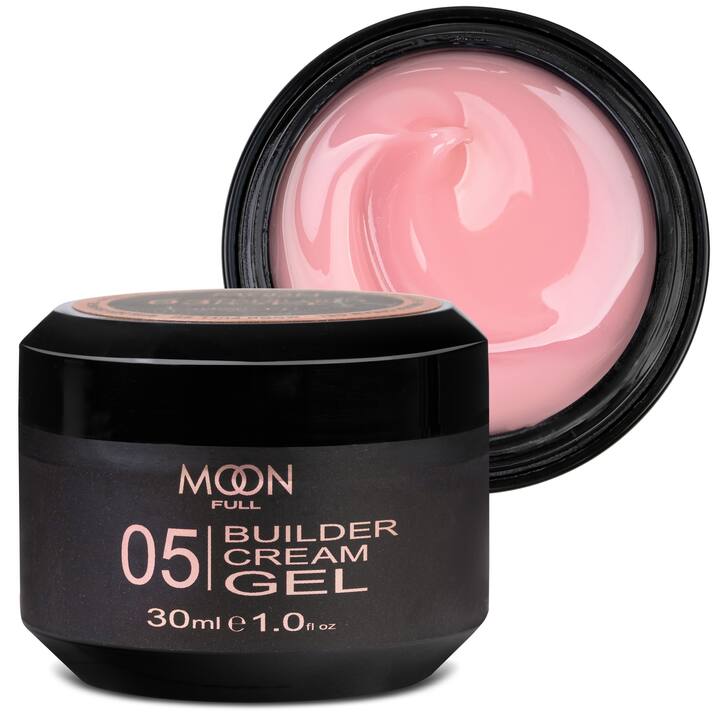 MOON FULL. Builder gel, #05, 30 ml. Gel de construction, rose pêche #1