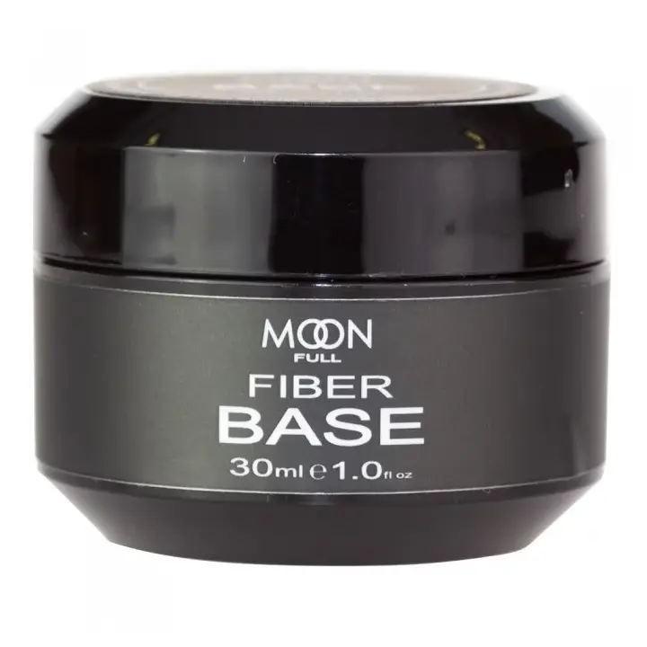 MOON FULL. Fiber base, clear, 30 ml. Base fortalecedora com fibras #1