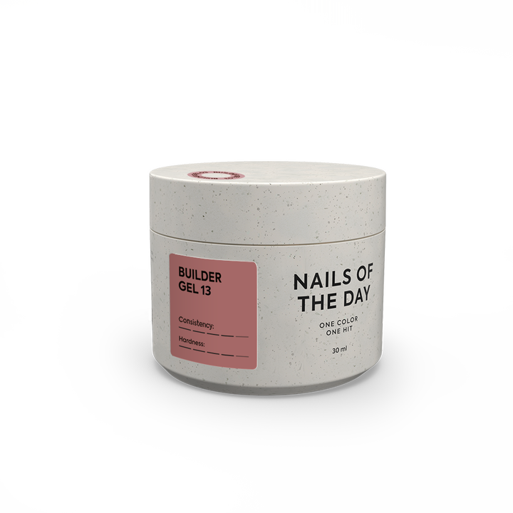 NOTD. Builder Gel, #13, 30 ml. Żel do przedłużania, ciemnokarmelowy #1