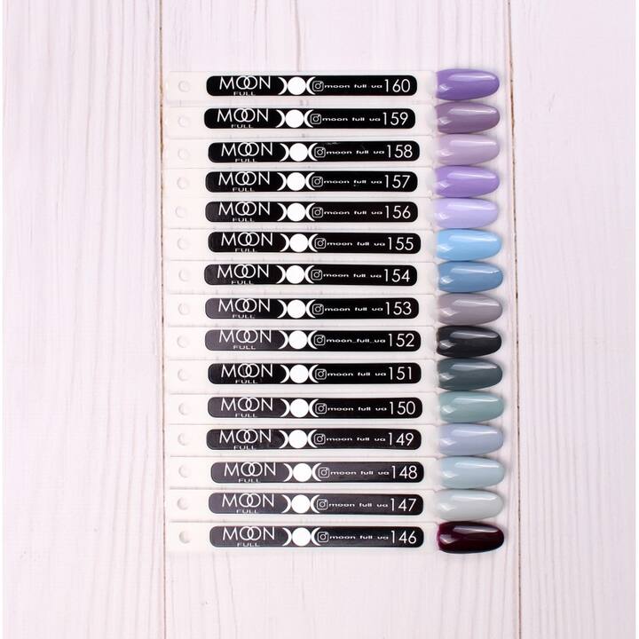 MOON FULL. Gel Polish, #155, 8 ml. Gel Polish, luftblau #2