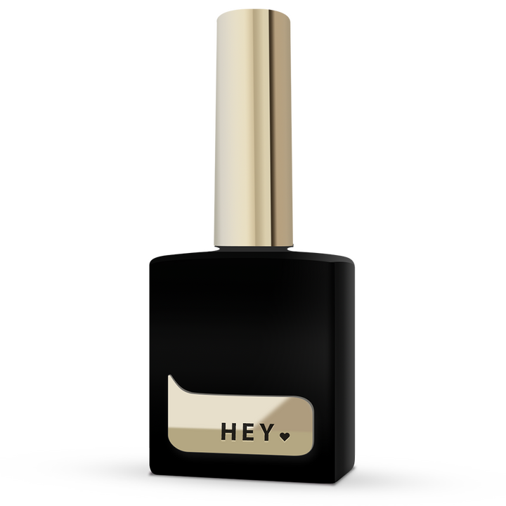 HEYLOVE. "Black Side" Top coat, 15 ml, черный полупрозрачный топ без липкого слоя #1