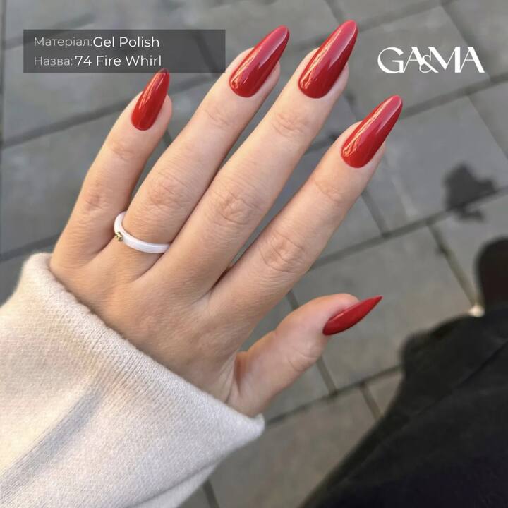 GA&MA. Gel polish #74 FIRE WHIRL, 10 ml, lakier hybrydowy #5