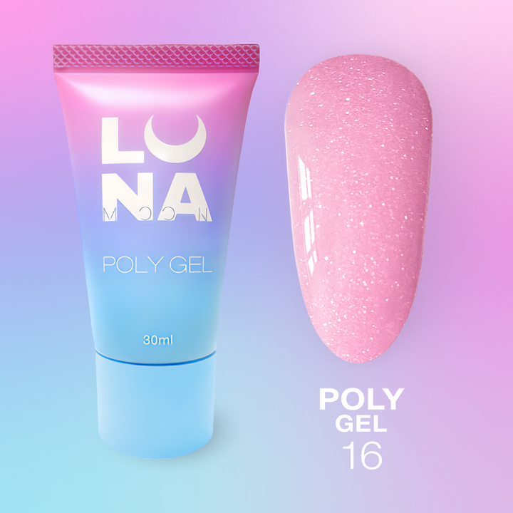 LUNAmoon. Polygel #16, 30 ml, полігель #2