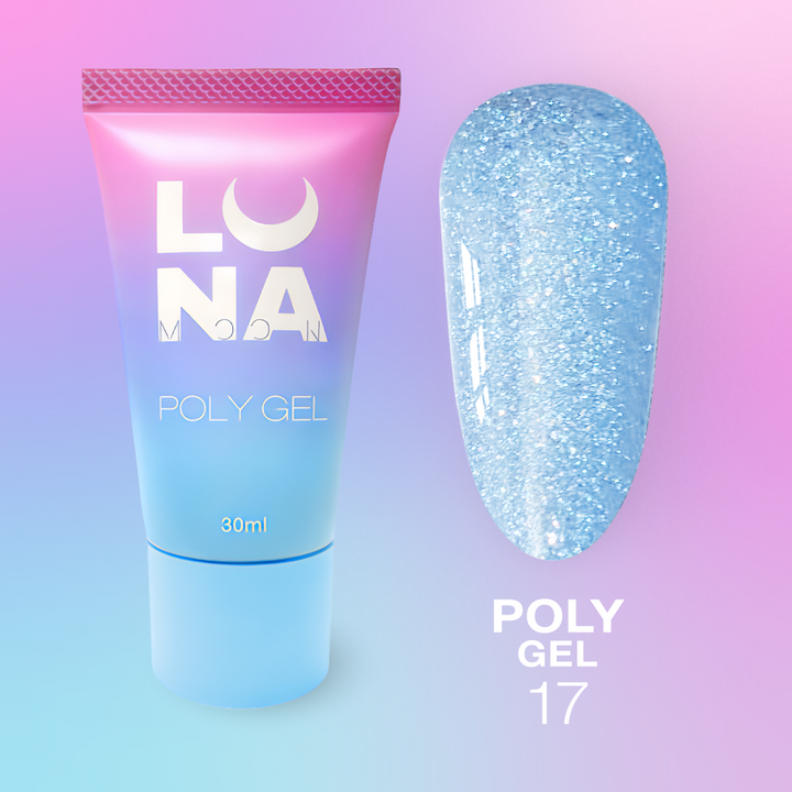 LUNAmoon. Polygel #17, 30 ml, полігель #2