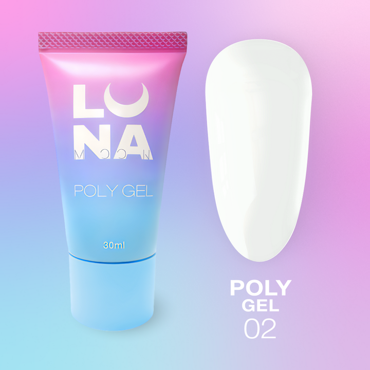 LUNAmoon. Polygel #02, 30 ml, полигель #2