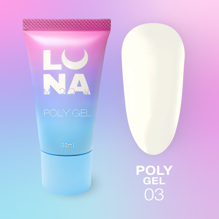 LUNAmoon. Polygel #03, 30 ml, полигель #2