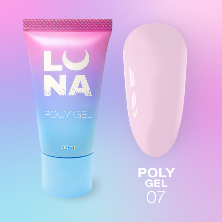 LUNAmoon. Polygel #07, 30 ml, полигель #2
