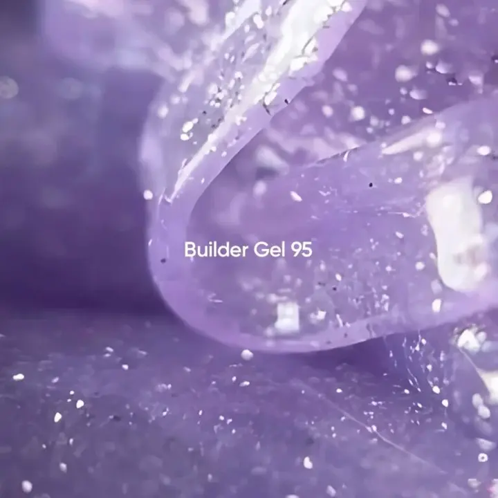 NOTD. Builder Gel, #95, 15 ml. Gel de construcción, lila reflectante #2