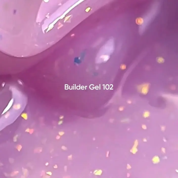 NOTD. Builder Gel, #102, 15 ml. Gel für Nagelverlängerung mit Blattgold, milchig-rosa #2
