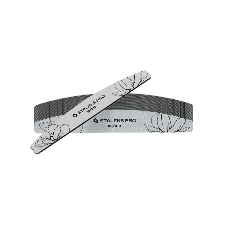 STALEKS. Set 25 pz, Lima "mezzaluna" 80/100 grit, minerale, EXPERT 40 #1
