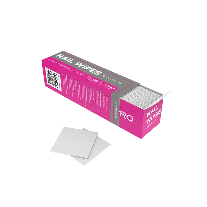 STALEKS. Lint-free napkins SMART, 400 pcs. Безворсові серветки для манікюру, 400 шт #1