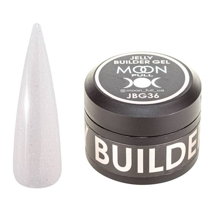 MOON FULL. Jelly builder gel, #36, 30 ml. Jelly-Gel für Nagelverlängerung #1