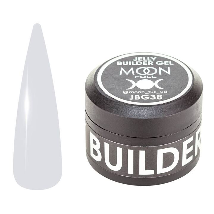 MOON FULL. Jelly builder gel, #38, 30 ml. Jelly-Gel für Nagelverlängerung #1