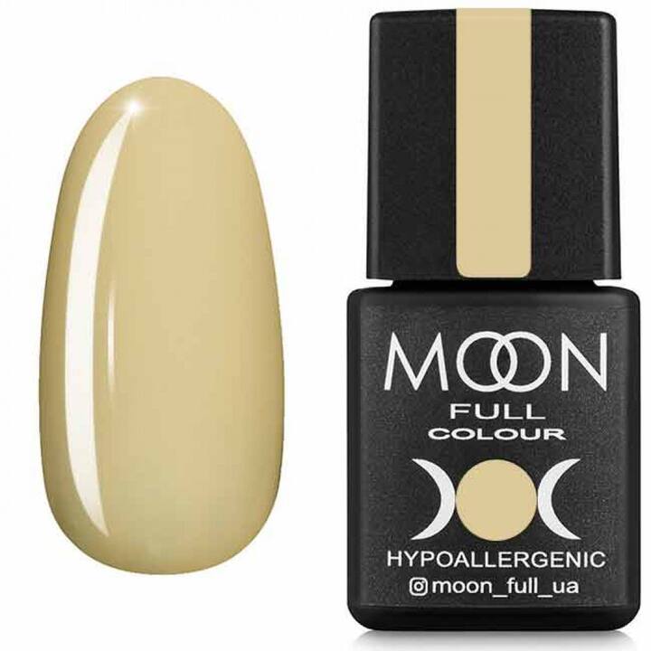 MOON FULL. Gel Polish,  Spring-Summer #608, 8 ml. Gel polish moutarde laiteux #1