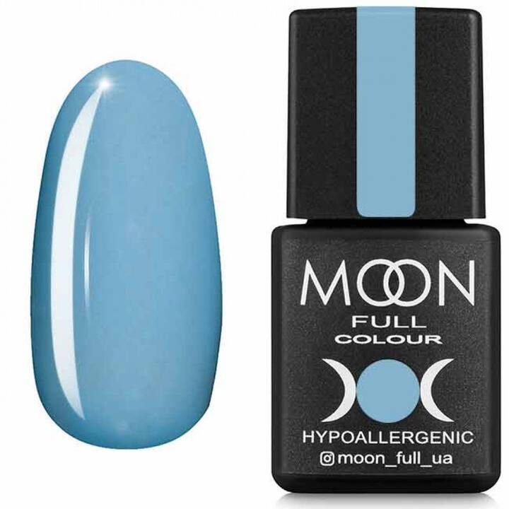 MOON FULL. Gel Polish, Spring-Summer #630, 8 ml. Gel polish, jasnoniebieski #1