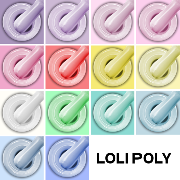 ADORE. Loli Poly Base, №11, Fizz, 15 ml. Кольорова полібаза #4