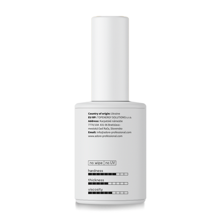 ADORE. PRO Classic Top coat, no UV-filters, 15 ml. Класичний топ без липкого шару, без УФ-фільтрів #2