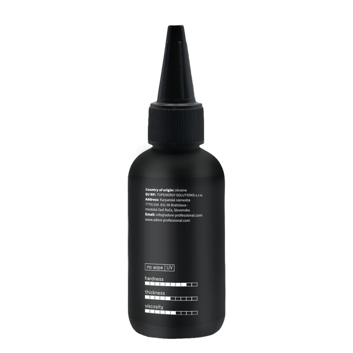 ADORE. PRO Classic Top coat, with UV-filters, 30 ml. Класичний топ без липкого шару, з УФ-фільтрами #2