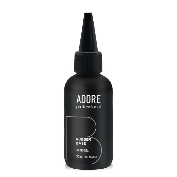 ADORE. Rubber base, clear, 30 ml. Прозора каучукова база #1