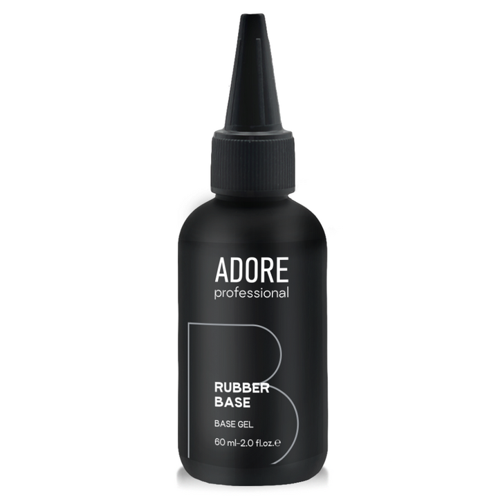 ADORE. Rubber base, clear, 60 ml. Прозора каучукова база #1