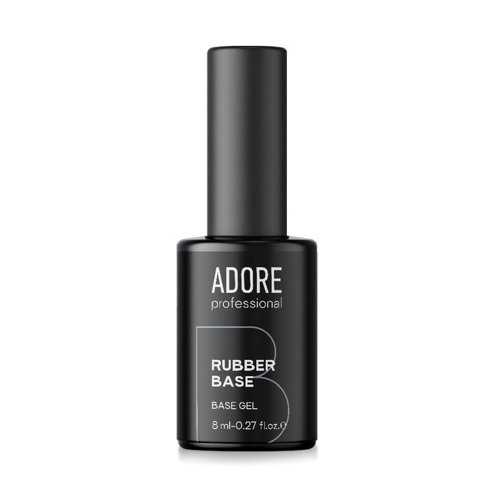 ADORE. Rubber base, clear, 8 ml. Прозора каучукова база #1