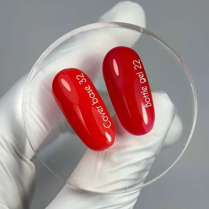 NOTD. Cover Base, NEW Formula #32, 10 ml, червона камуфлююча база #4