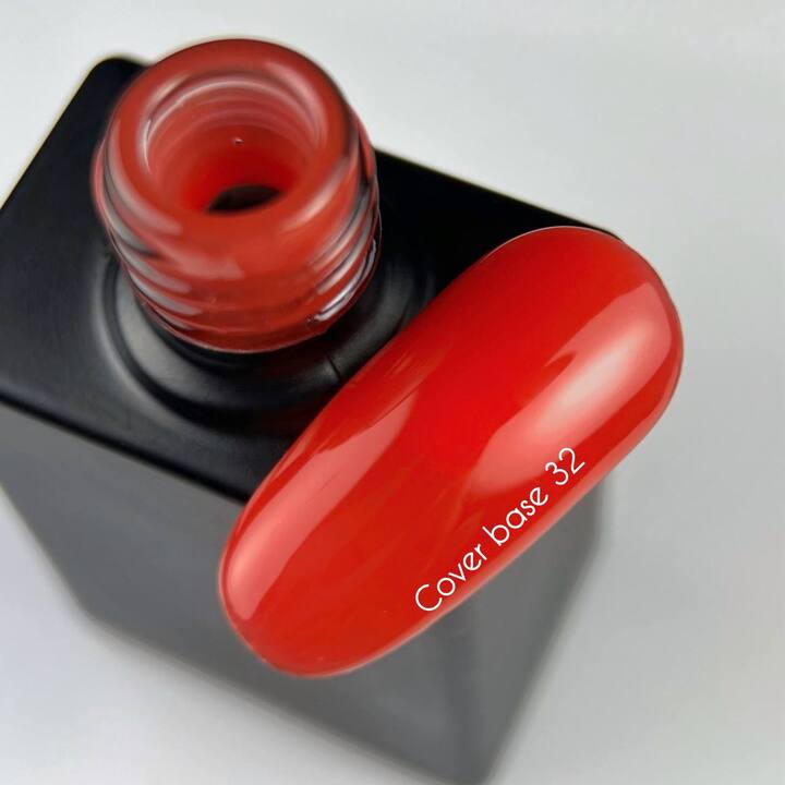 NOTD. Cover Base, NEW Formula #32, 10 ml, червона камуфлююча база #3