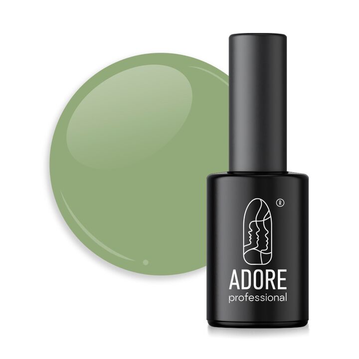 ADORE. Gel Polish, #222, Guacamole, 8 ml. Гель-лак, світло-оливковий #1