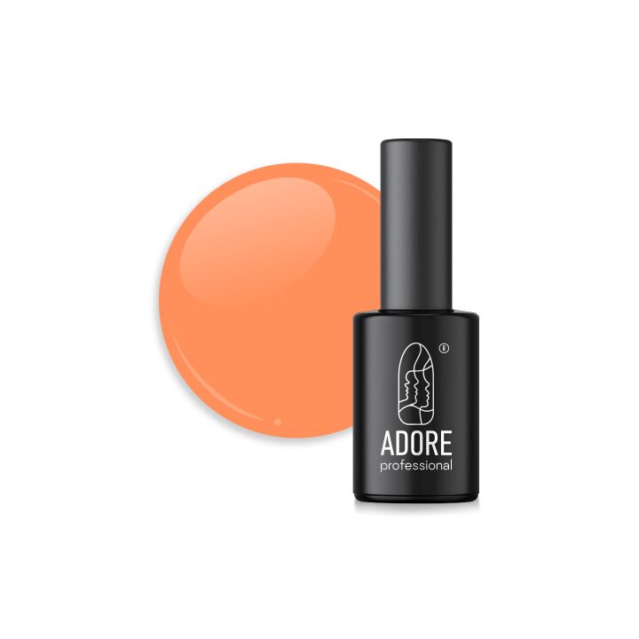 ADORE. Gel Polish, #377, Pumpkin, 8 ml. Гель-лак, гарбузовий мус #1