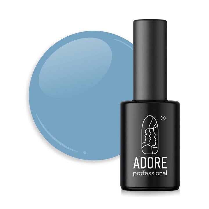 ADORE. Gel Polish, #407, Belize, 8 ml. Gel polish, bleu pur #1