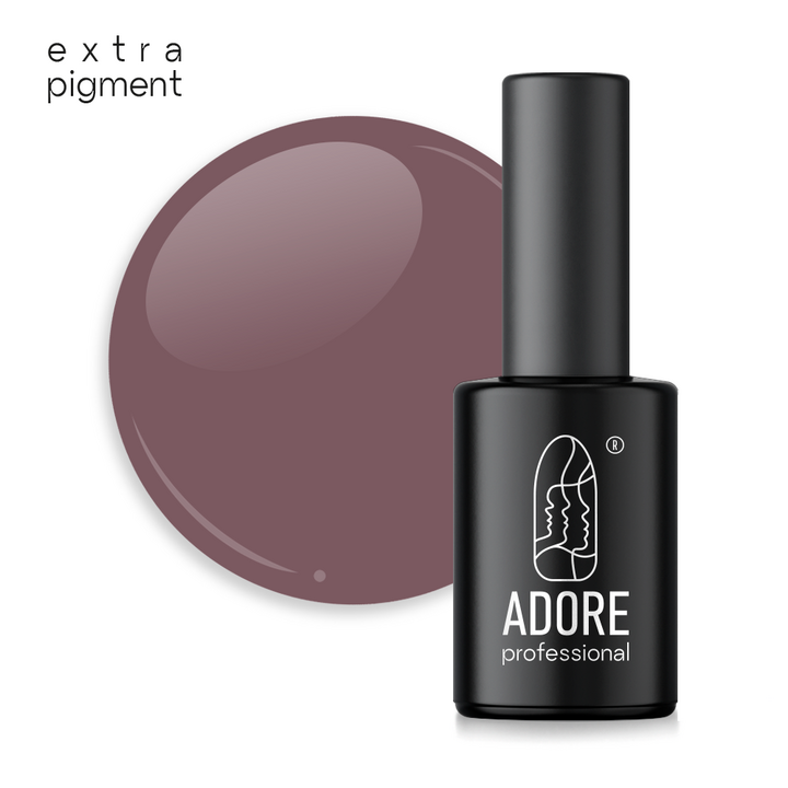 ADORE. Gel Polish, #455, Stone, 8 ml. Гель-лак, рожевий річковий камінь #1