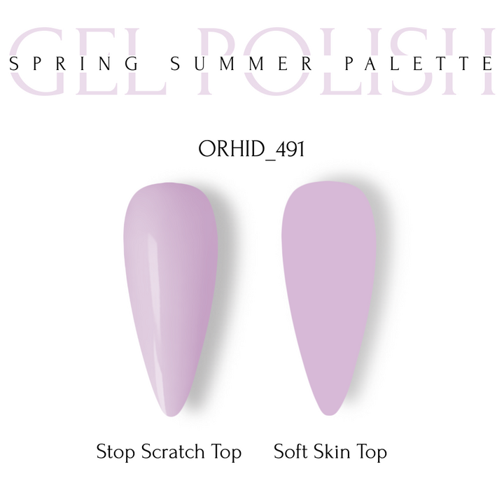 ADORE. Gel Polish, #491, Orchid, 8 ml. Gel Polish, helles Rosa-Lila #2