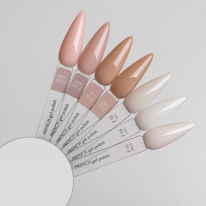 ADORE. French Gel Polish, #F-09, Rosehip, 8 ml. gel polish, rosa chá #2